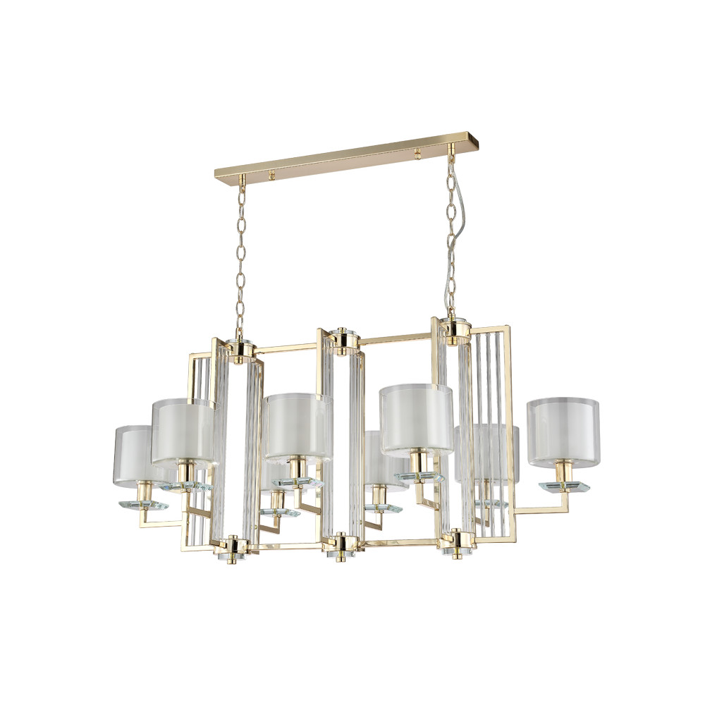 Люстра NICOLAS SP8 L1000 GOLD/WHITE