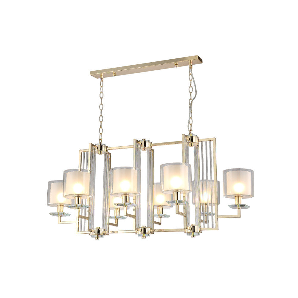 Люстра NICOLAS SP8 L1000 GOLD/WHITE