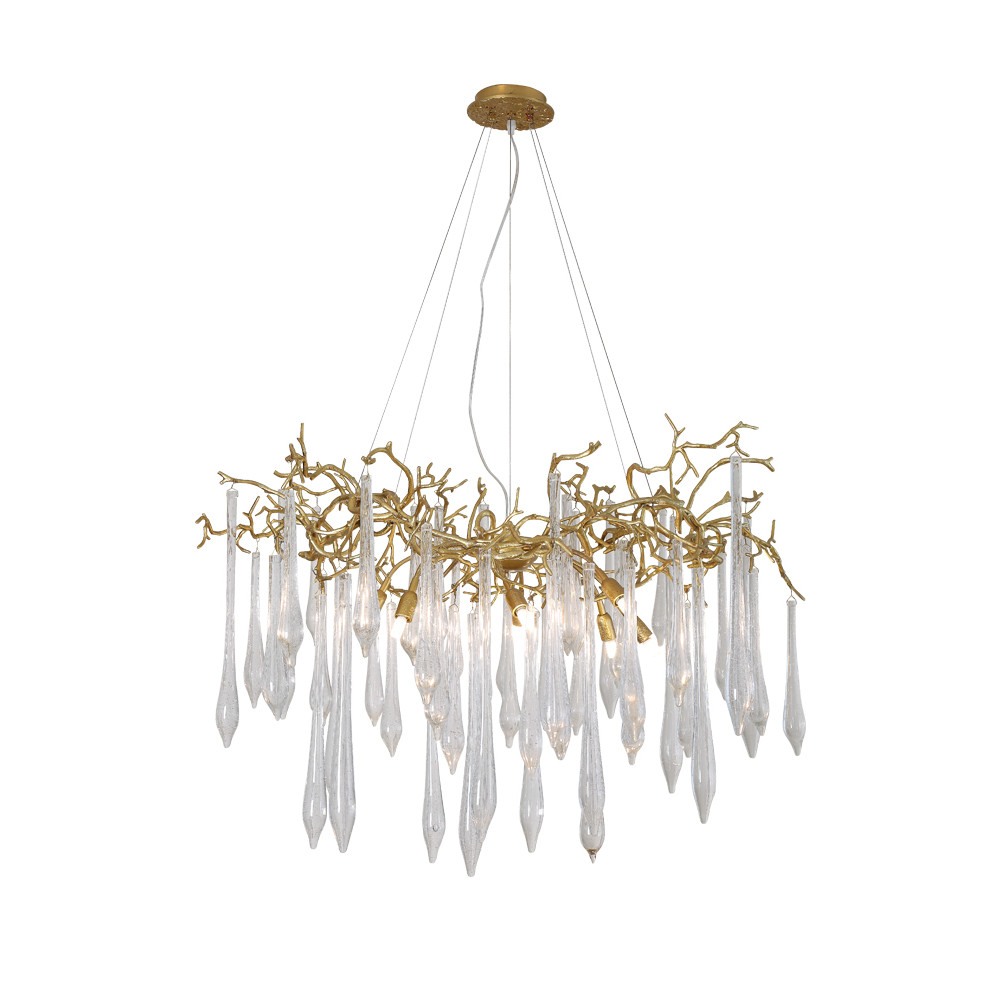 Люстра REINA SP8 D1000 GOLD PEARL