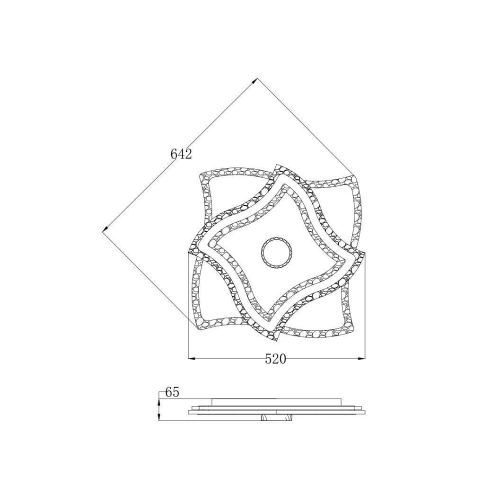 Потолочная люстра Multy-space A1436PL-1WH
