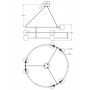 Подвесная люстра Balance MOD317PL-06G