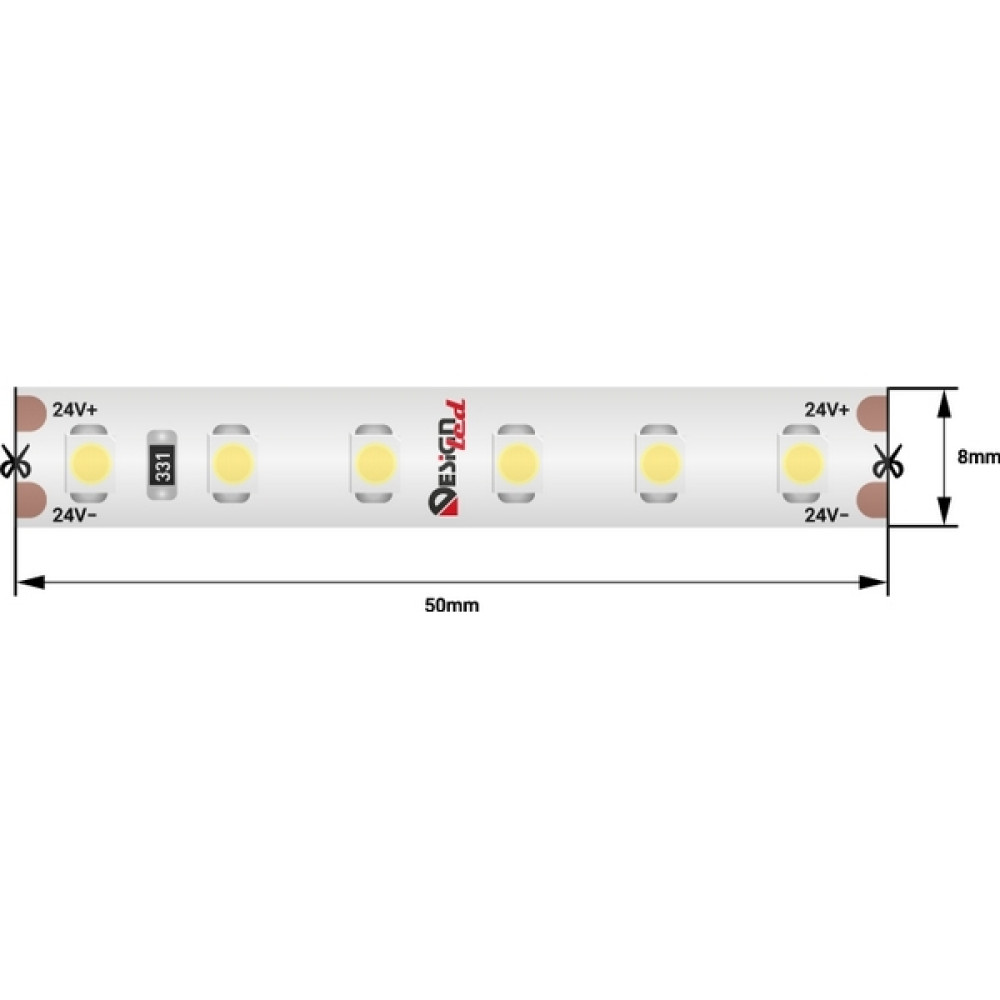 Светодиодная лента LUX DSG3120-24-WW-65