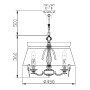 Подвесная люстра Bird ARM013-33-W