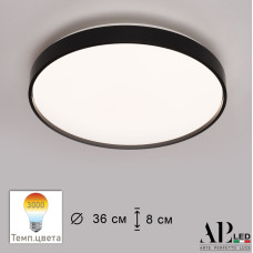 Потолочный светильник Toscana 3315.XM302-1-374/24W/3K Black