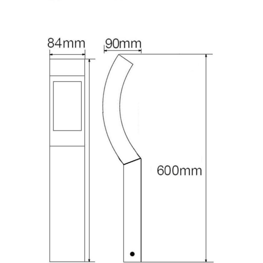 Наземный светильник COBRA ll W2143-600 Gr
